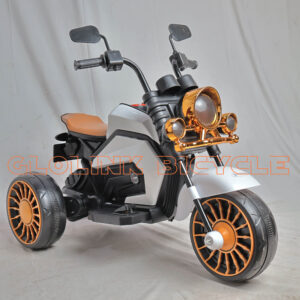 Children’s Electric Three-Wheeled Motorcycle Ride-On with Remote Control & Early Education  (3-7 years)