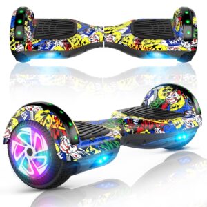 8-inch Self-Balancing Hoverboard with LED Lights & Charger (Teens & Adults)